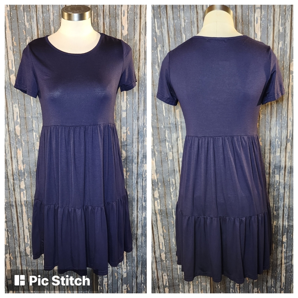 Levaca Blue Dress - Sz S
